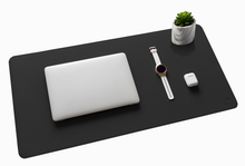 Load image into Gallery viewer, Midnight Black Desk Mat
