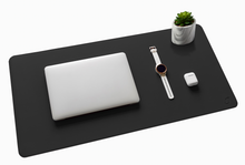 Load image into Gallery viewer, Midnight Black Desk Mat