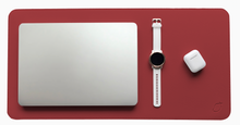 Load image into Gallery viewer, Wine Red Desk Mat